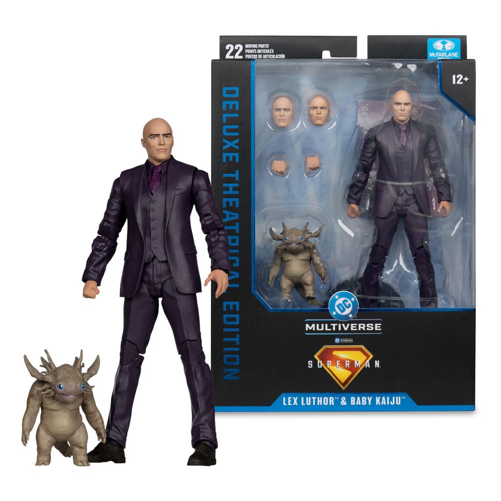 Superman (2025) DC Multiverse Deluxe Action Figure Lex Luthor with Baby Kaiju (Deluxe Theatrical Edition) 18 cm - MangaShop.ro