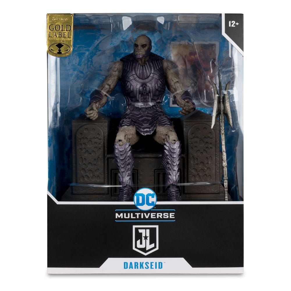 Zack Snyder's Justice League DC Multiverse Mega Action Figure Darkseid with Throne (Gold Label) 24 cm - MangaShop.ro