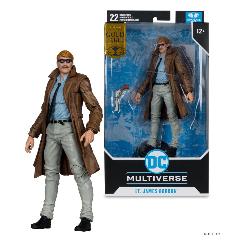Batman Year One (Part 4) DC Multiverse Action Figure Lt. James Gordon (Gold Label) 18 cm - MangaShop.ro