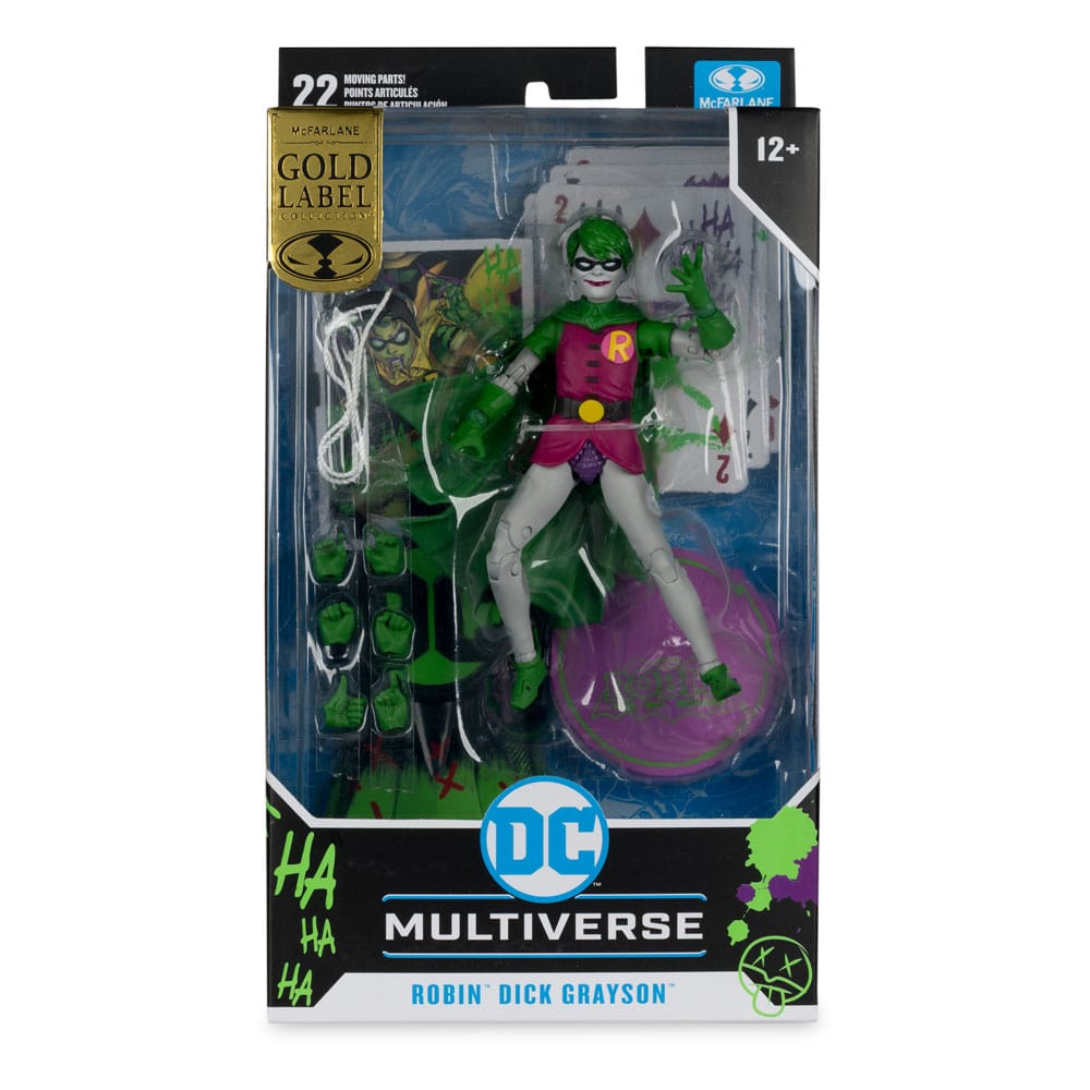 DC Rebirth DC Multiverse Action Figure Robin (Dick Grayson) (Jokerized) (Gold Label) 18 cm - MangaShop.ro