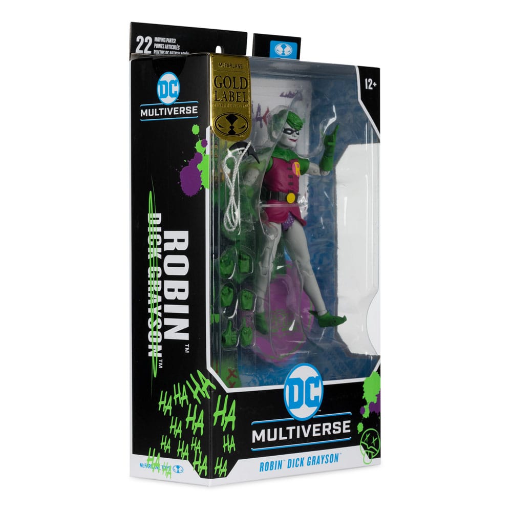 DC Rebirth DC Multiverse Action Figure Robin (Dick Grayson) (Jokerized) (Gold Label) 18 cm - MangaShop.ro