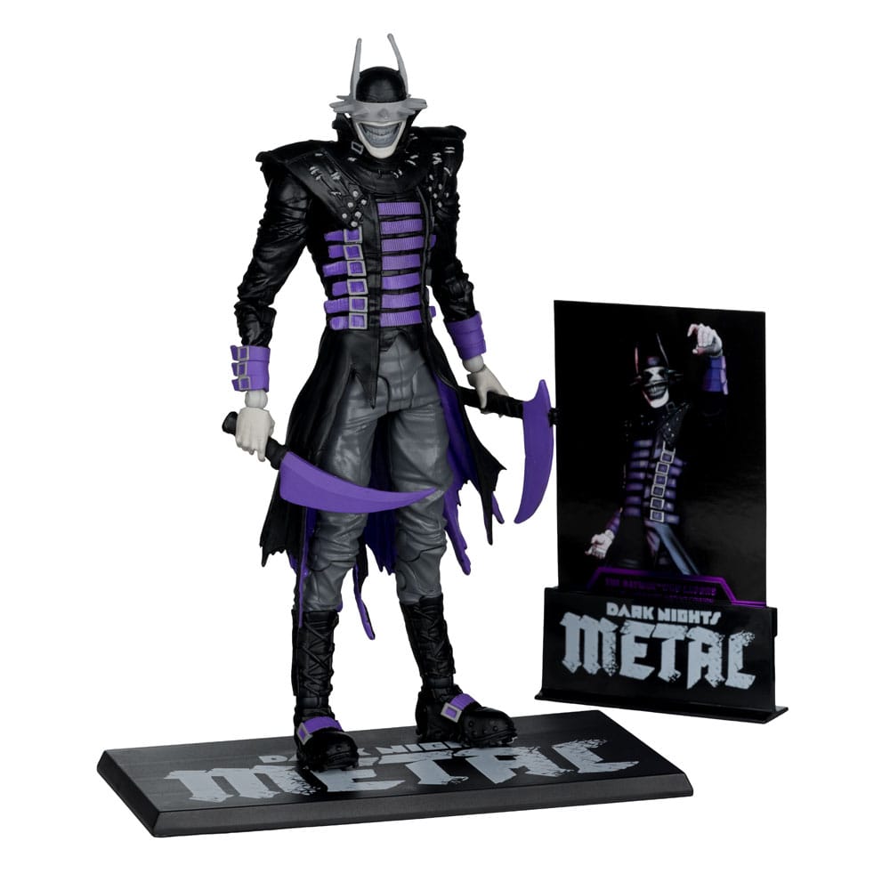 DC Multiverse Action Figure The Batman Who Laughs (B&W with accent) (Gold Label) 18 cm - MangaShop.ro