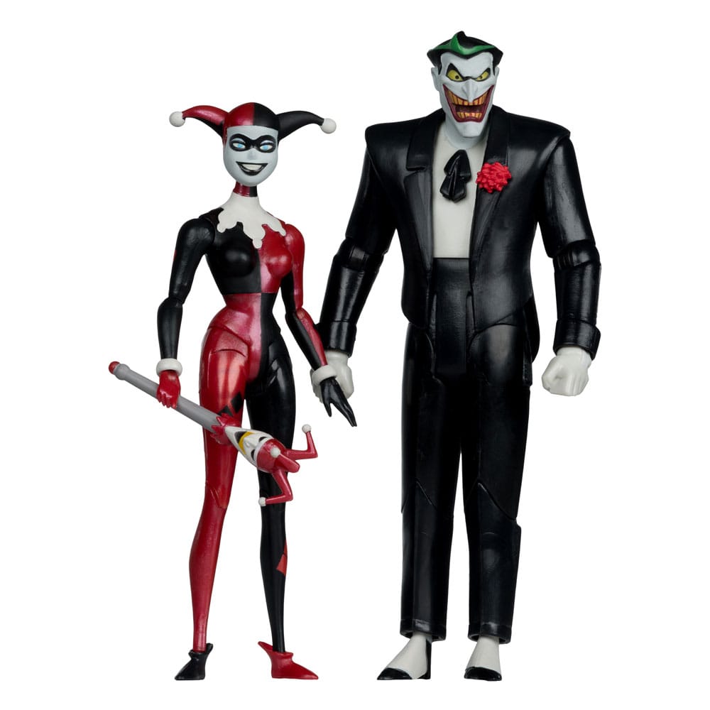 Batman: The Animated Series DC Direct Action Figures Harley Quinn & The Joker (Mad Love) (Gold Label) 18 cm - MangaShop.ro