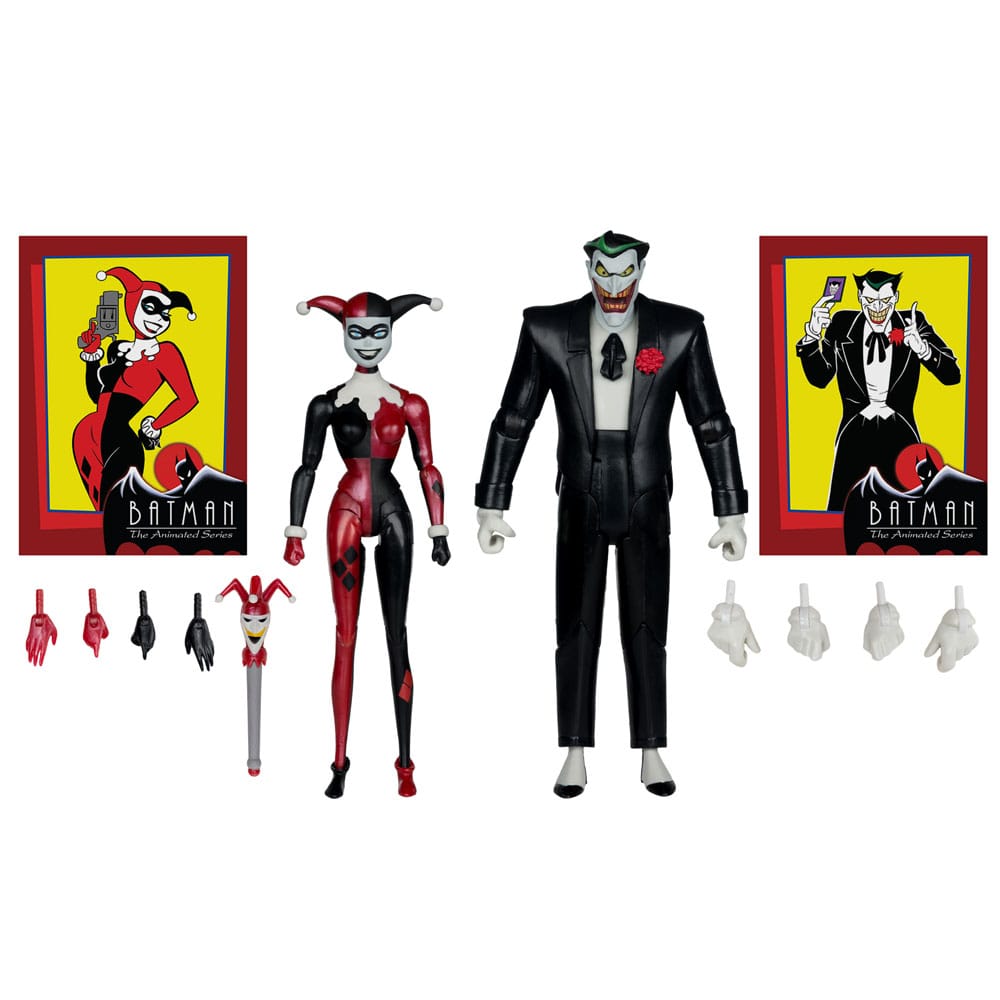 Batman: The Animated Series DC Direct Action Figures Harley Quinn & The Joker (Mad Love) (Gold Label) 18 cm - MangaShop.ro