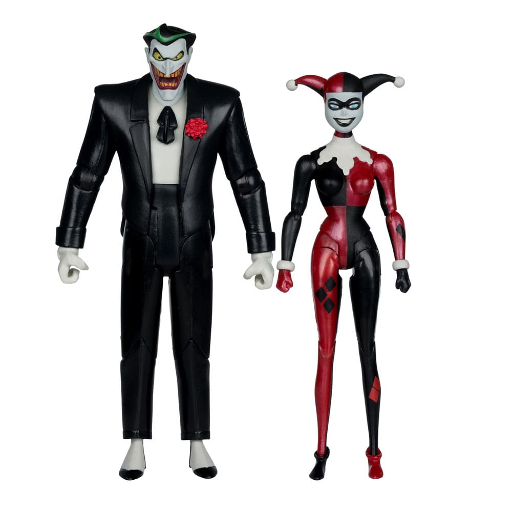 Batman: The Animated Series DC Direct Action Figures Harley Quinn & The Joker (Mad Love) (Gold Label) 18 cm - MangaShop.ro