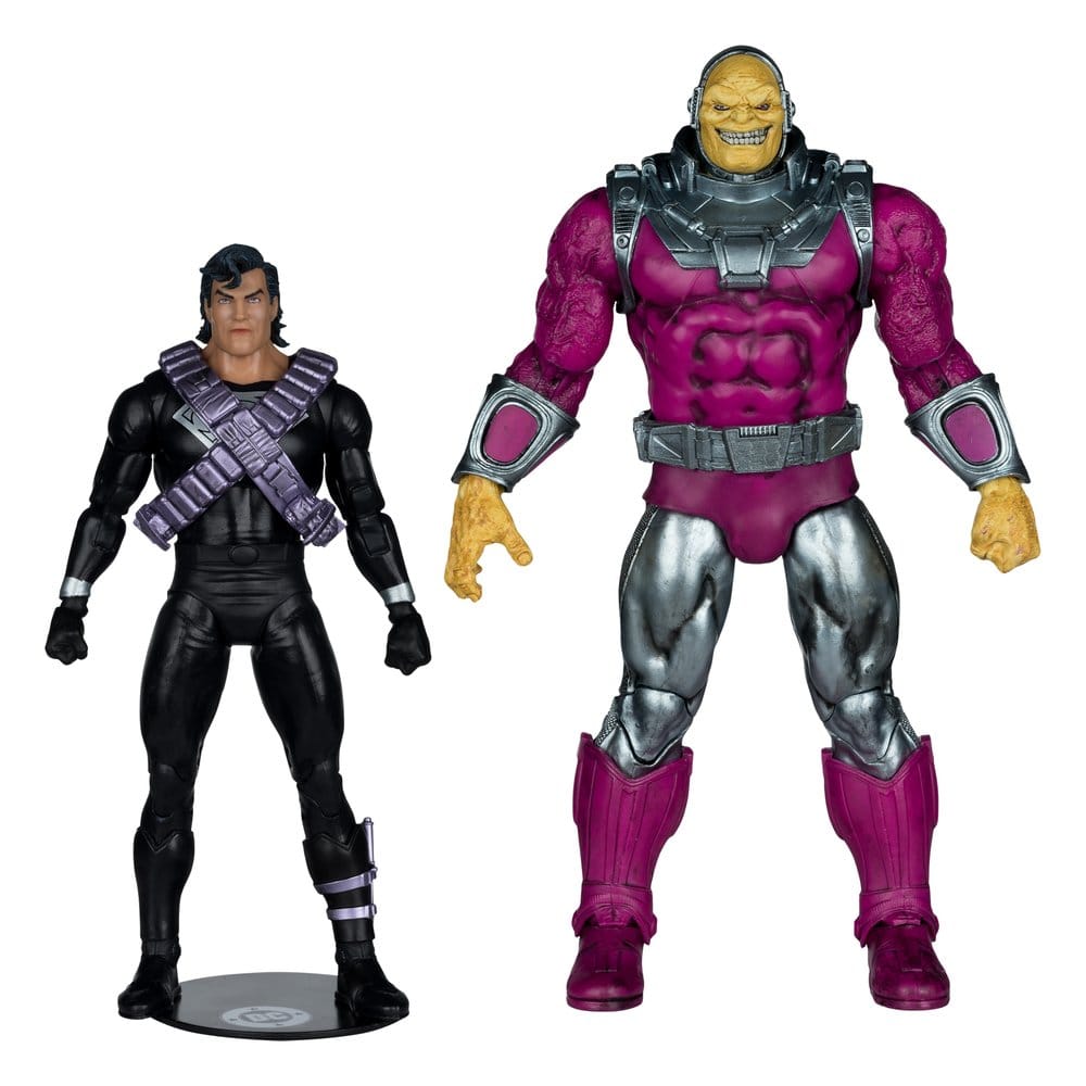 DC Multiverse Megafig Action Figure 2-Pack Mongul vs Superman (Return of Superman) 25 cm - MangaShop.ro