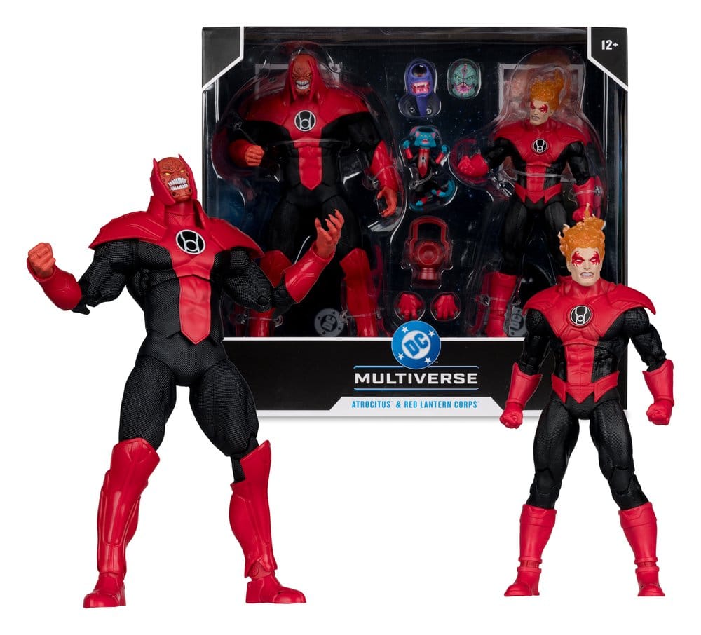 DC Multiverse Action Figures 2-Pack Atrocitus and Red Lantern Corps (Green Lantern) 18 cm - MangaShop.ro