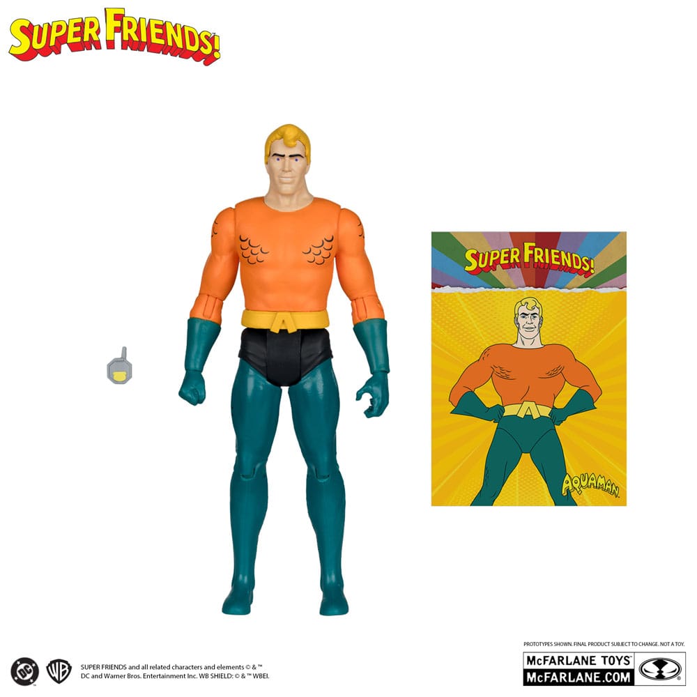 DC Retro Super Friends Action Figure Aquaman 15 cm - MangaShop.ro