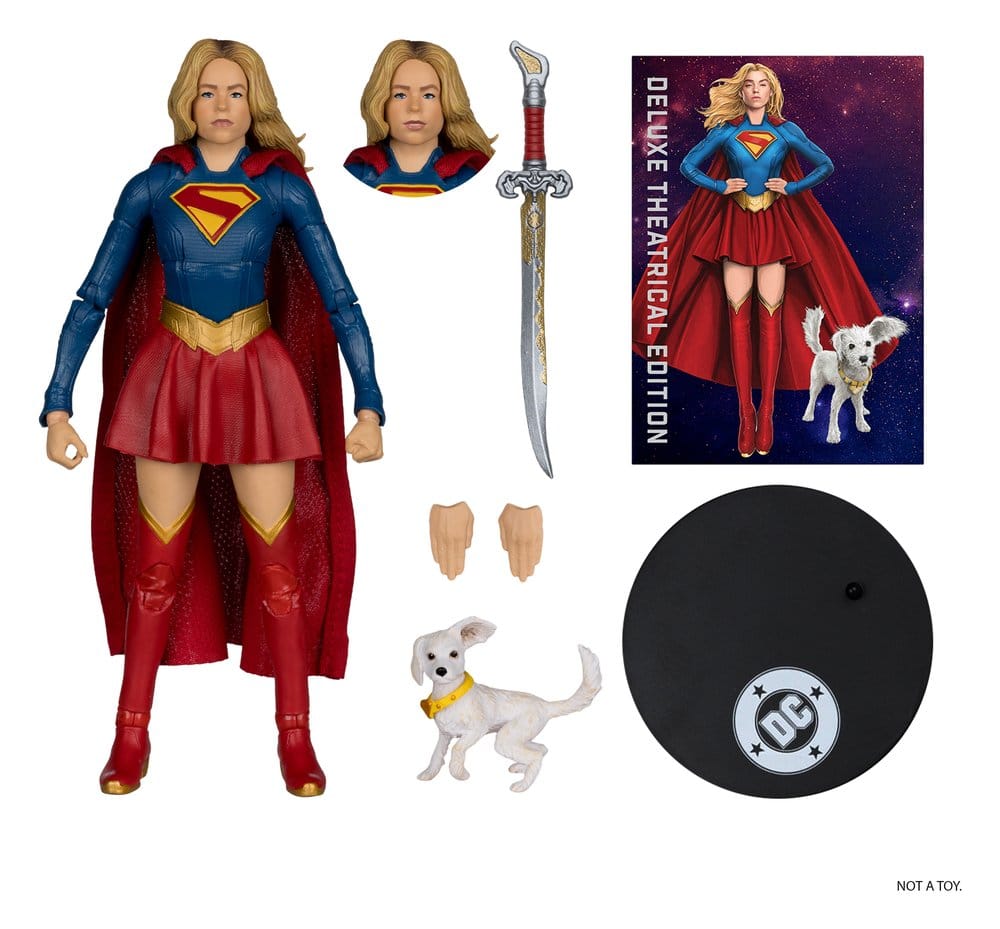 Supergirl (2026) DC Theatrical Deluxe Edition Action Figure Supergirl & Baby Krypto 17 cm - MangaShop.ro