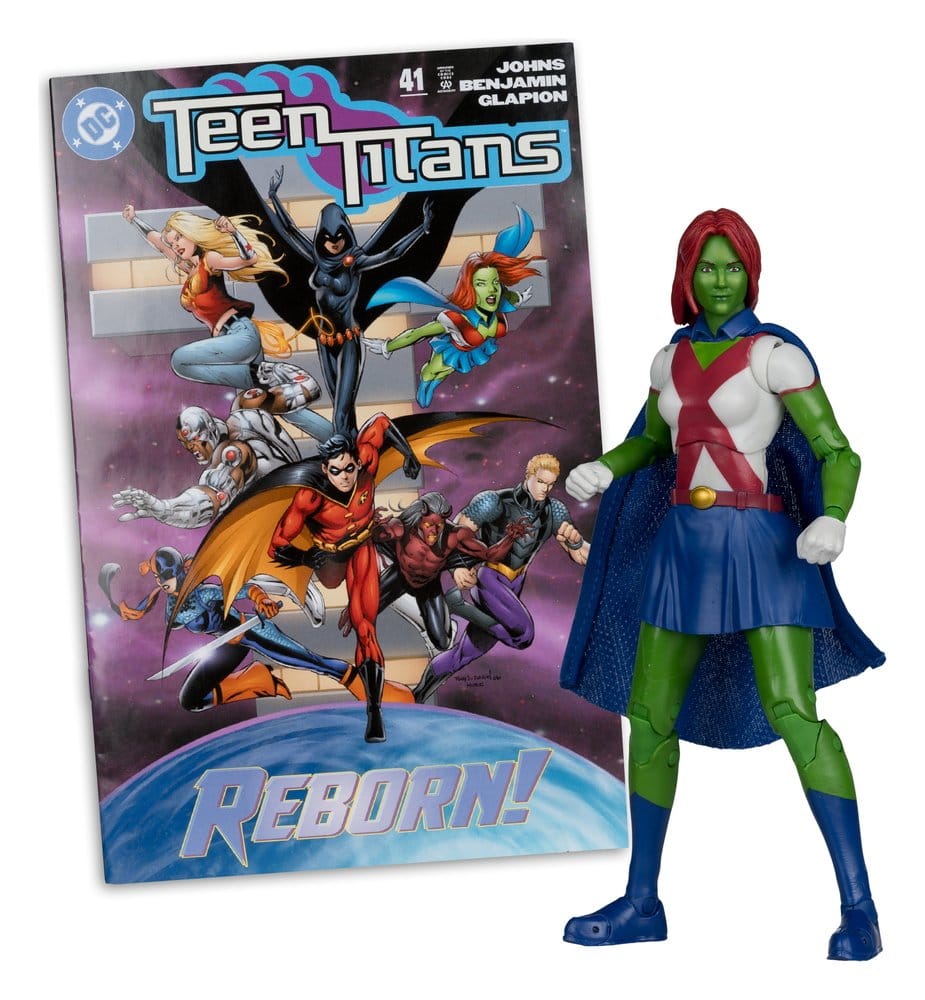 DC Direct Page Punchers Action Figure Miss Martian (Teen Titans #41) (Red Platinum Edition) 17 cm - MangaShop.ro