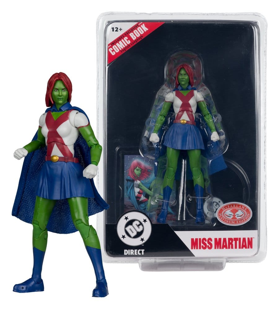 DC Direct Page Punchers Action Figure Miss Martian (Teen Titans #41) (Red Platinum Edition) 17 cm - MangaShop.ro