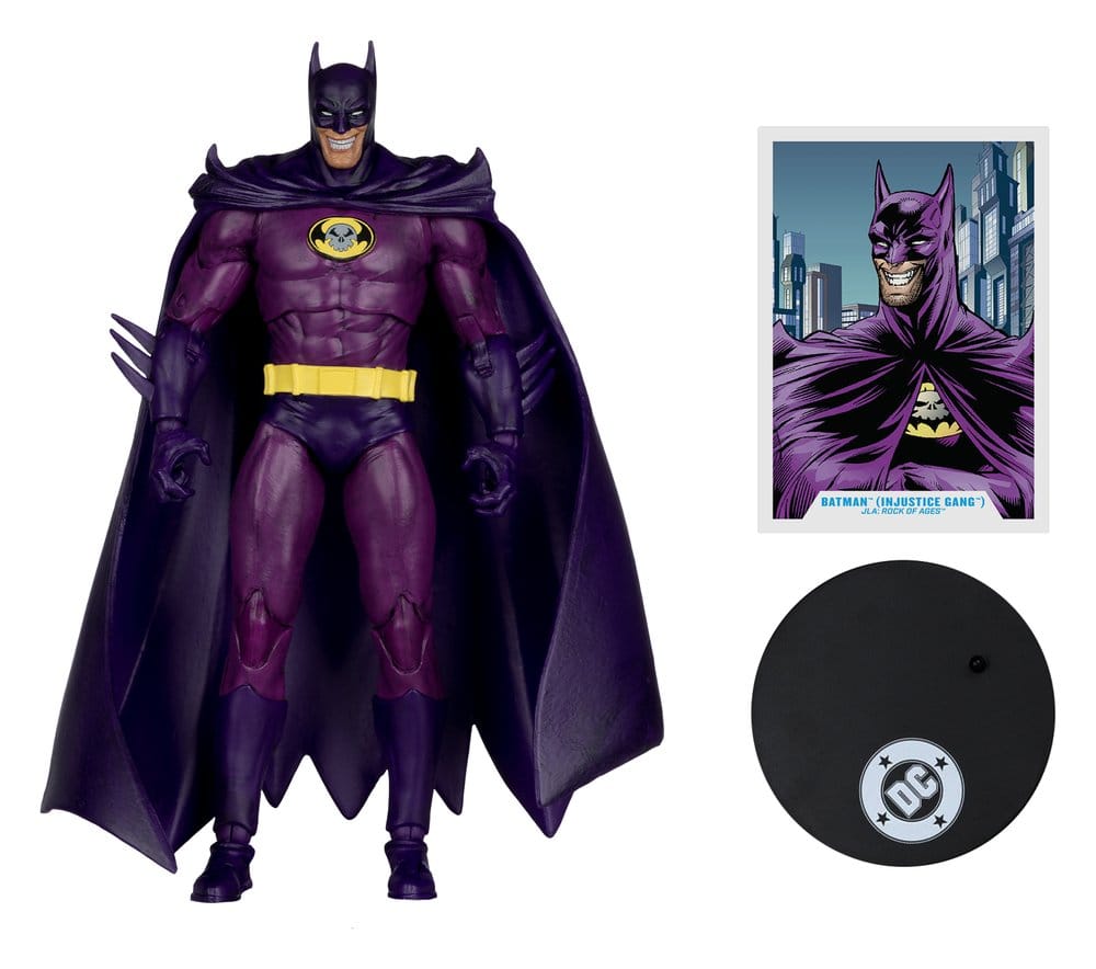 DC Multiverse Action Figure Batman (Injustice Gang) (JLA: Rock of Ages) (Red Platinum Edtion) 18 cm - MangaShop.ro