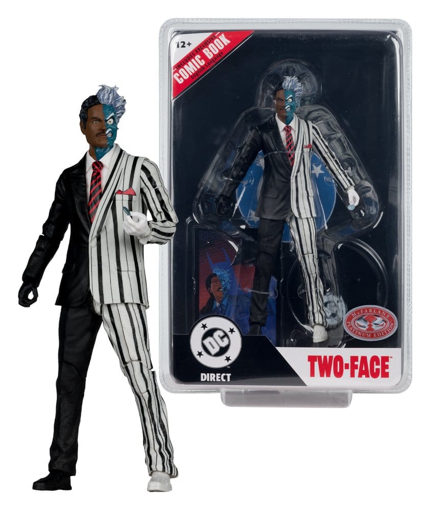 DC Direct Page Punchers Action Figure Two-Face (Batman 89) (Red Platinum Edition) 19 cm - MangaShop.ro
