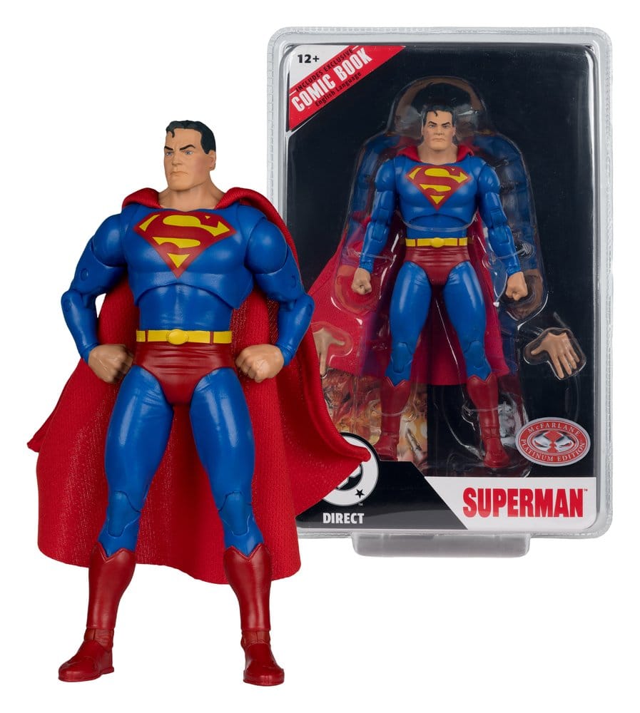 DC Direct Page Punchers Action Figure Superman (Justice #1) (Red Platinum Edition) 19 cm - MangaShop.ro