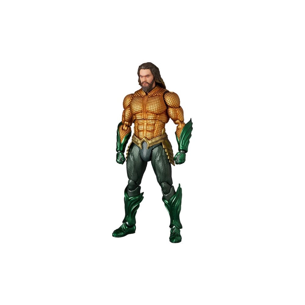 Aquaman Movie MAF EX Action Figure Aquaman Gold & Green Suit 16 cm - MangaShop.ro