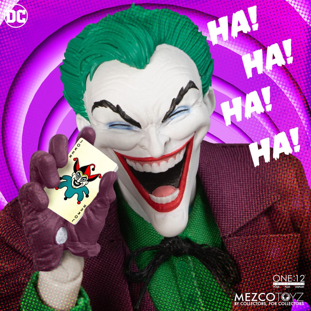 DC Comics Action Figure 1/12 The Joker (Golden Age Edition) 16 cm - MangaShop.ro