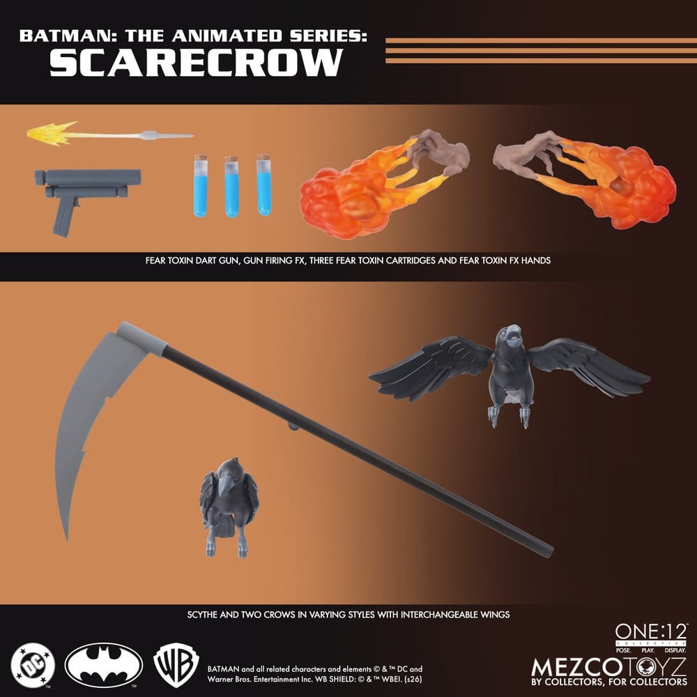 Batman: The Animated Series One:12 Collective Action Figure Scarecrow 17 cm - MangaShop.ro