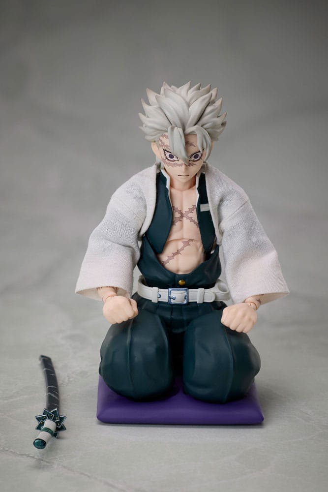 Demon Slayer: Kimetsu no Yaiba BUZZmod Action Figure 1/12 Sanemi Shinazugawa 15 cm - MangaShop.ro