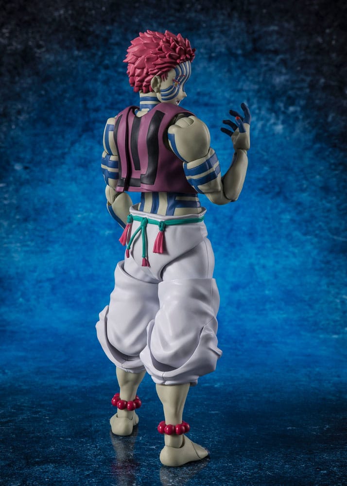 Demon Slayer: Kimetsu no Yaiba S.H.Figuarts Action Figure Akaza 15 cm - MangaShop.ro