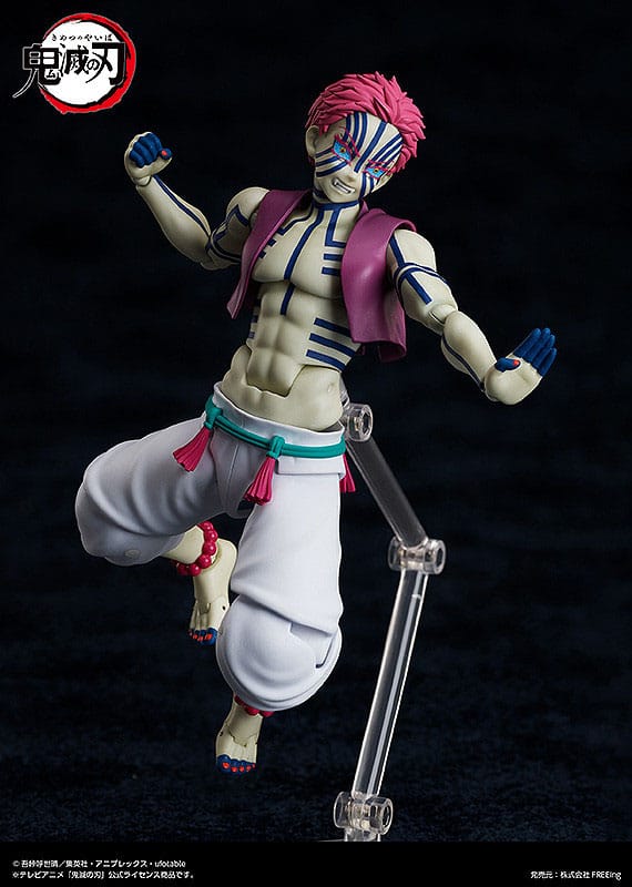Demon Slayer: Kimetsu no Yaiba Figma Action Figure Akaza 15 cm - MangaShop.ro
