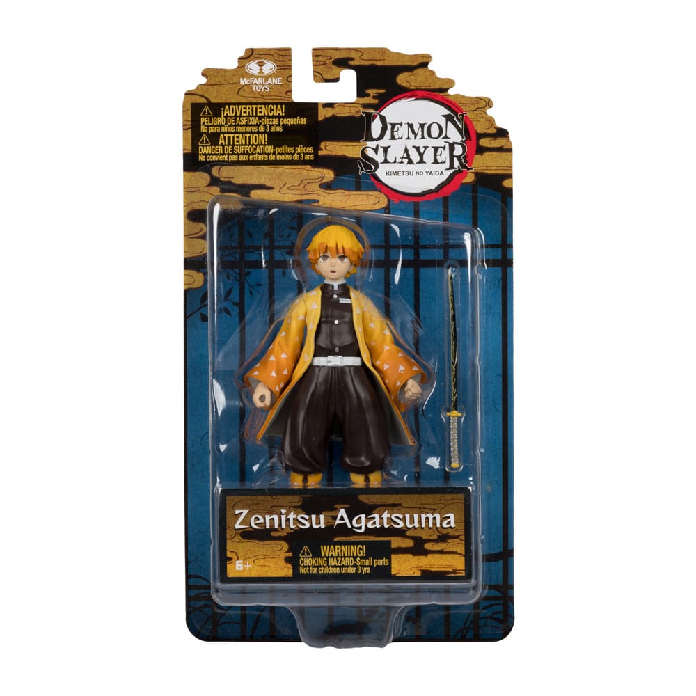 Demon Slayer: Kimetsu no Yaiba Action Figure Zenitsu Agatsuma with Cloak 13 cm - MangaShop.ro