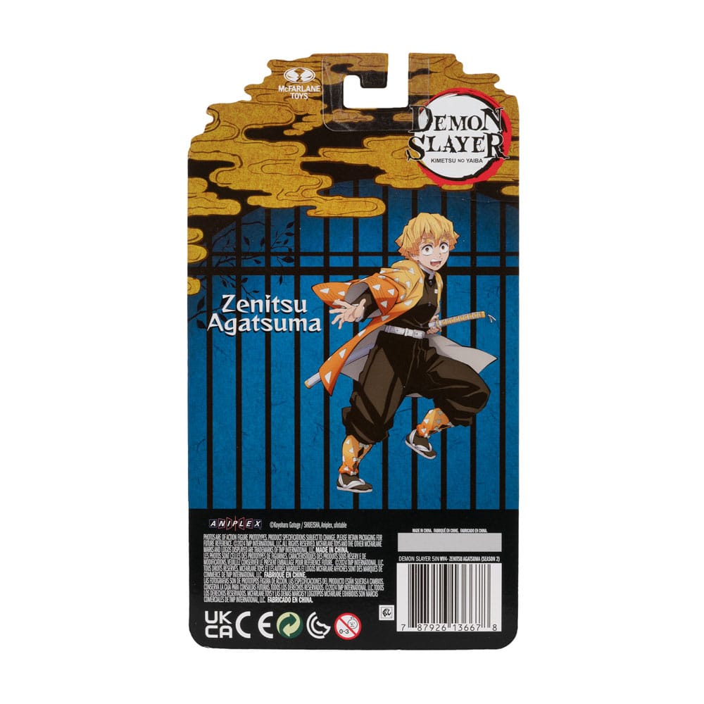 Demon Slayer: Kimetsu no Yaiba Action Figure Zenitsu Agatsuma with Cloak 13 cm - MangaShop.ro