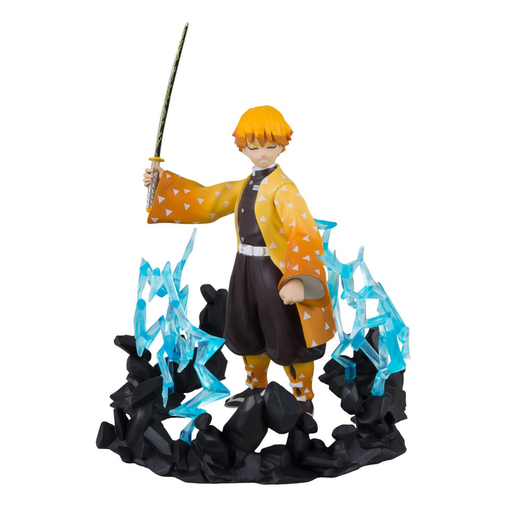Demon Slayer: Kimetsu no Yaiba Action Figure Zenitsu Thunder Breathing Deluxe 13 cm - MangaShop.ro