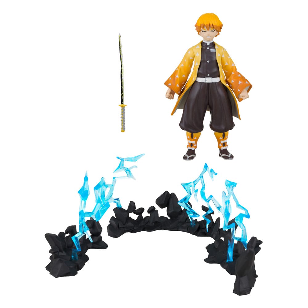 Demon Slayer: Kimetsu no Yaiba Action Figure Zenitsu Thunder Breathing Deluxe 13 cm - MangaShop.ro