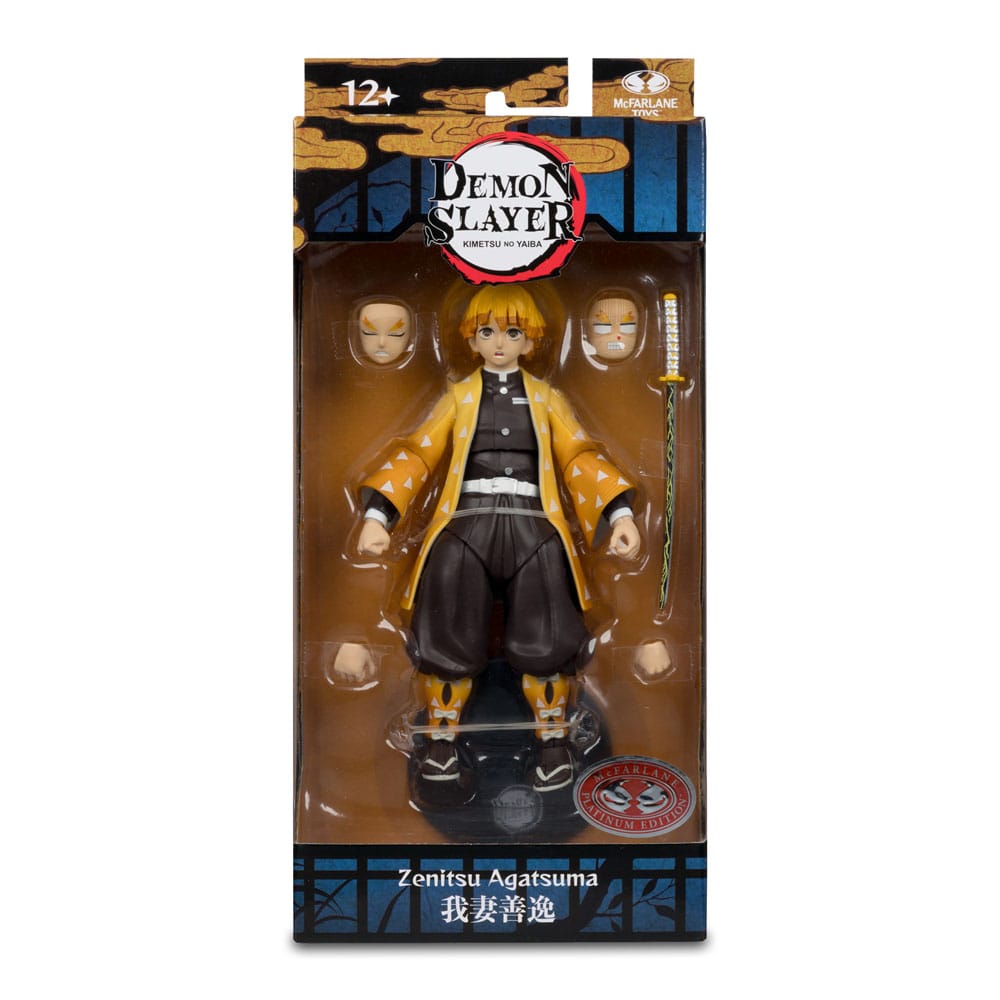 Demon Slayer: Kimetsu no Yaiba Action Figure Zenitsu Agatsuma Plantinum Edition 15 cm - MangaShop.ro