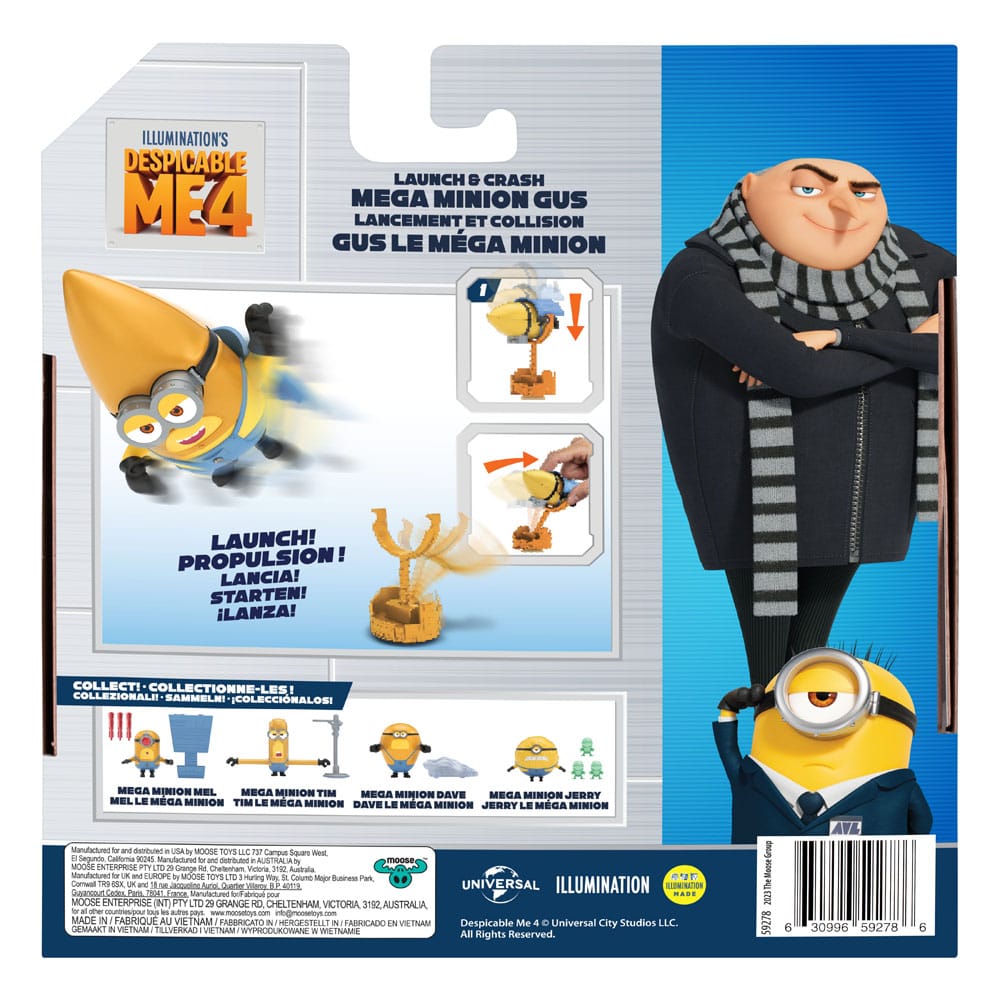 Despicable Me 4 Mega Minion Action Figure Gus 10 cm - MangaShop.ro