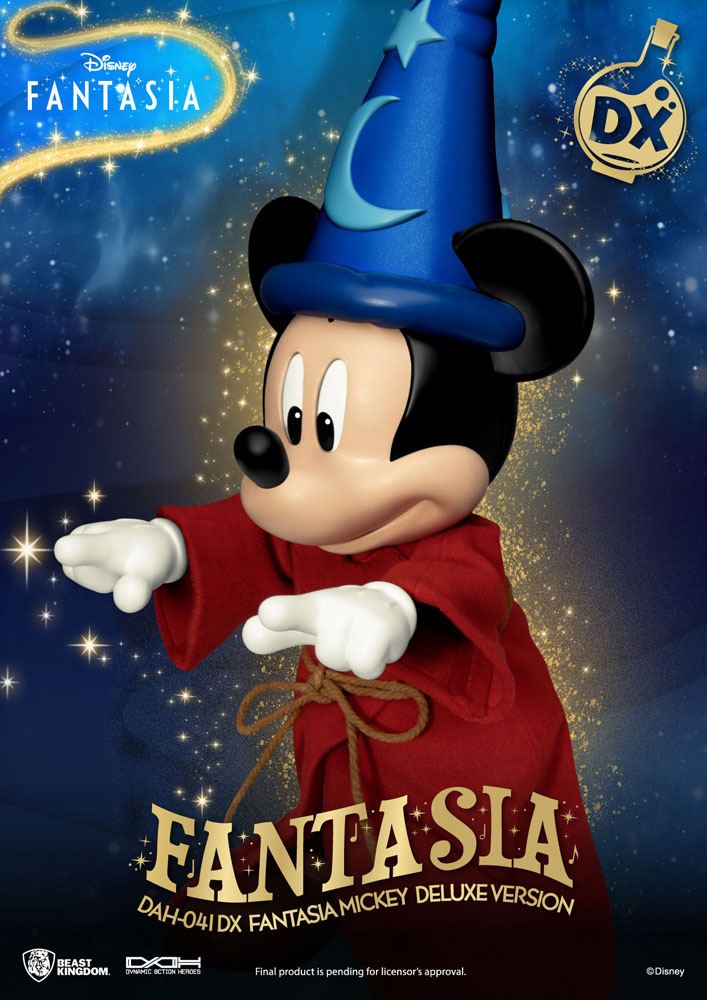 Disney Classic Dynamic 8ction Heroes Action Figure 1/9 Mickey Fantasia Deluxe Version 21 cm - MangaShop.ro