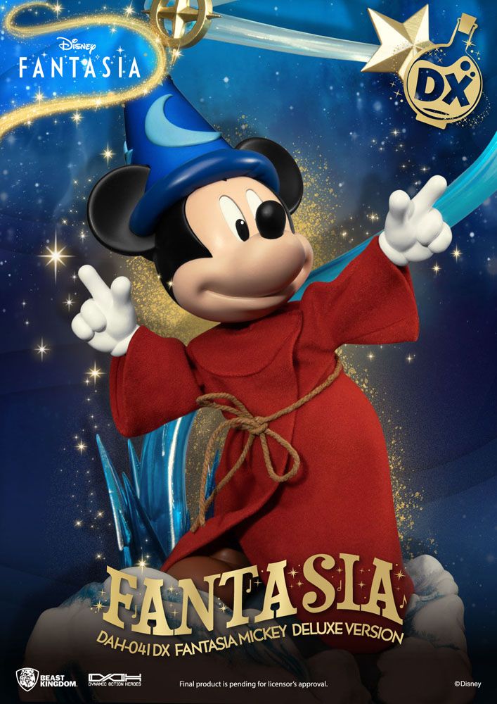 Disney Classic Dynamic 8ction Heroes Action Figure 1/9 Mickey Fantasia Deluxe Version 21 cm - MangaShop.ro