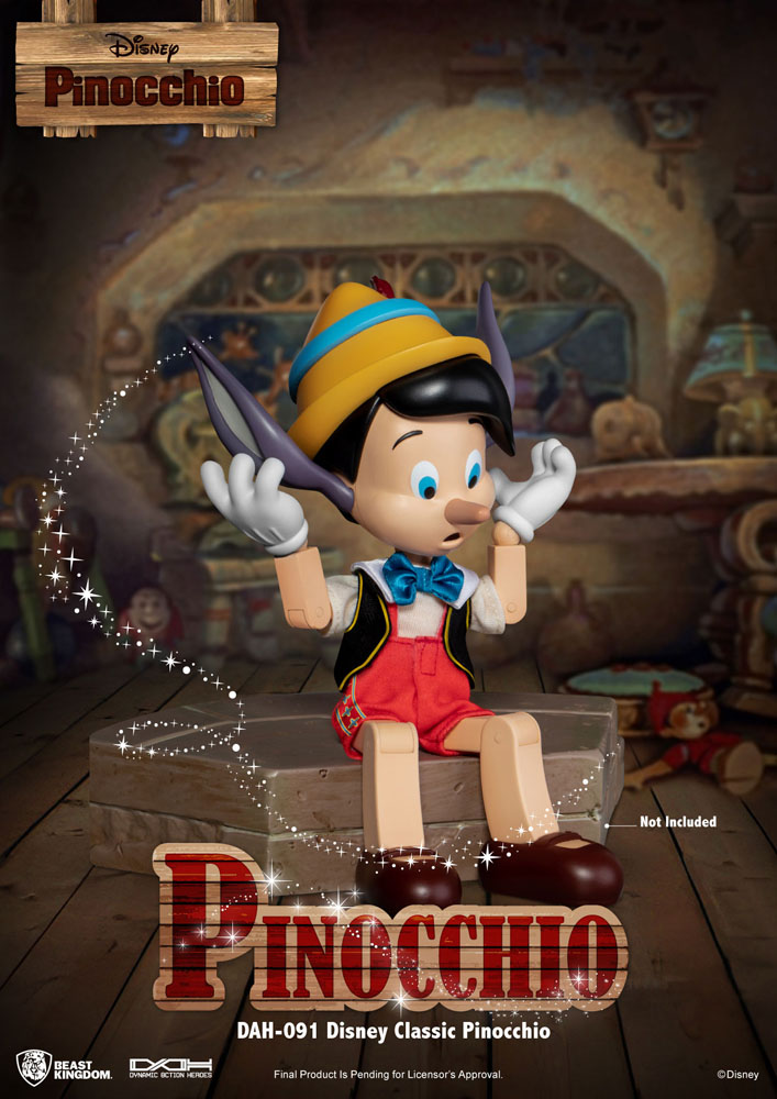 Disney Classic Dynamic 8ction Heroes Action Figure 1/9 Pinocchio 18 cm - MangaShop.ro