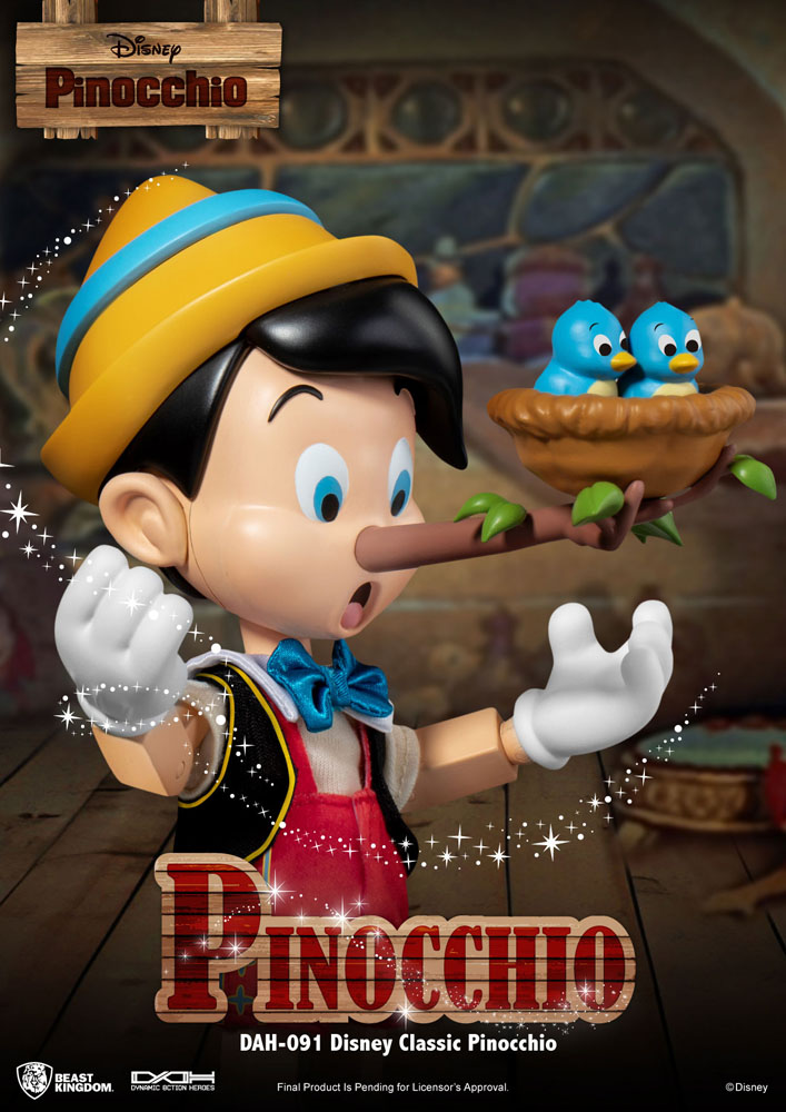 Disney Classic Dynamic 8ction Heroes Action Figure 1/9 Pinocchio 18 cm - MangaShop.ro
