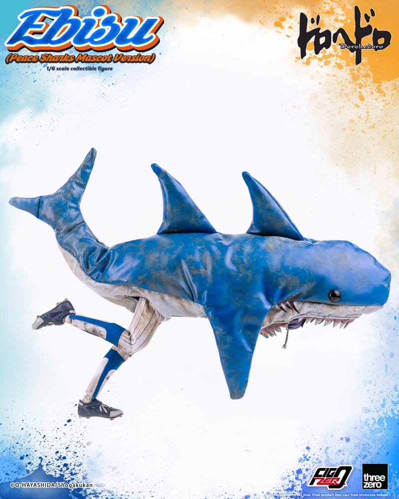 Dorohedoro FigZero Action Figure 1/6 Ebisu Peace Sharks Mascot Ver. 24 cm - MangaShop.ro