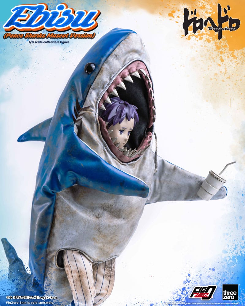 Dorohedoro FigZero Action Figure 1/6 Ebisu Peace Sharks Mascot Ver. 24 cm - MangaShop.ro