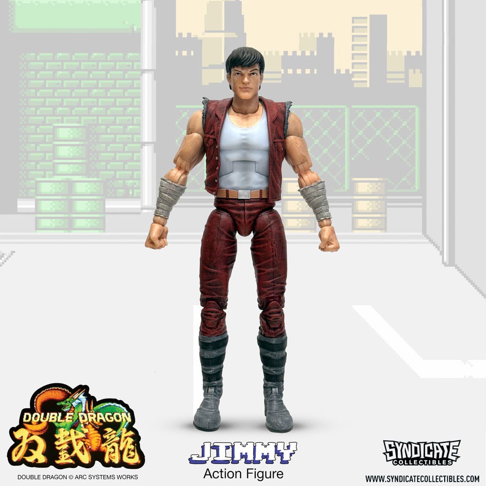 Double Dragon Deluxe Action Figure 1/12 Jimmy 18 cm - MangaShop.ro