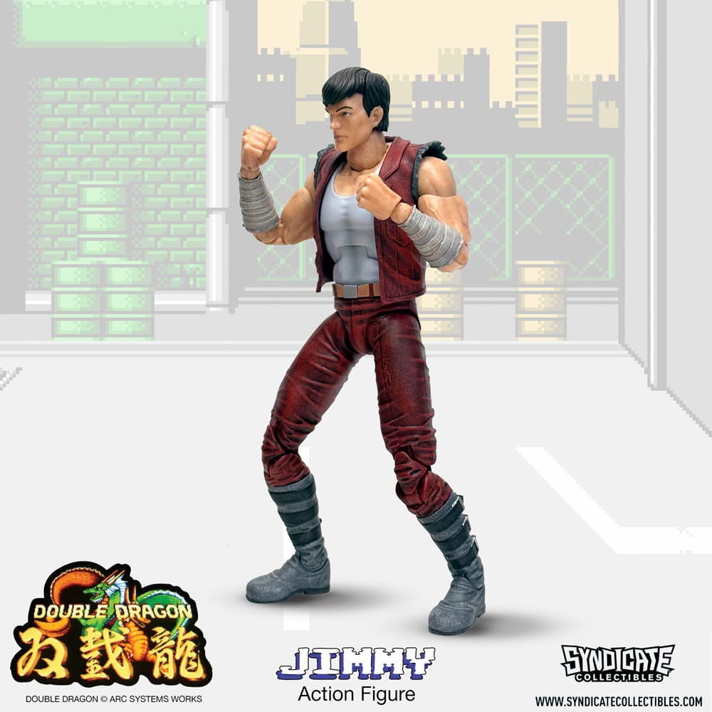 Double Dragon Deluxe Action Figure 1/12 Jimmy 18 cm - MangaShop.ro