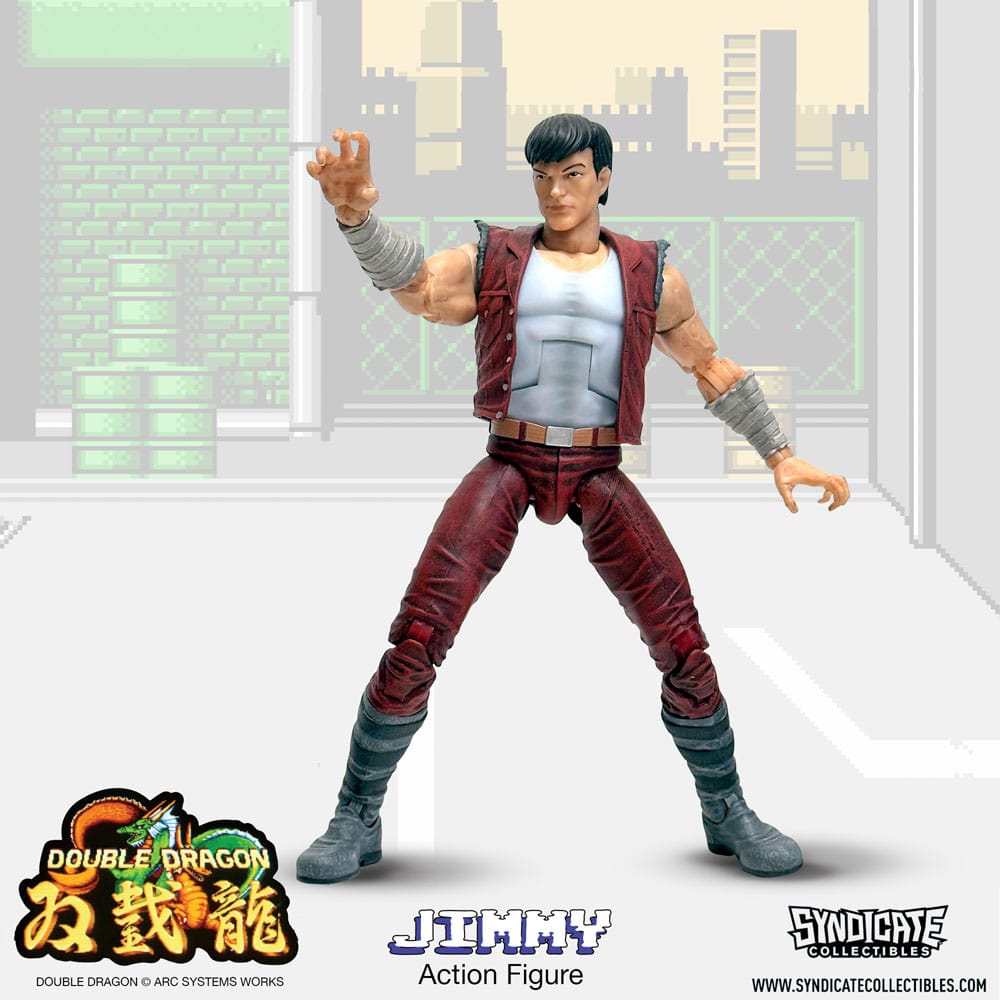 Double Dragon Deluxe Action Figure 1/12 Jimmy 18 cm - MangaShop.ro