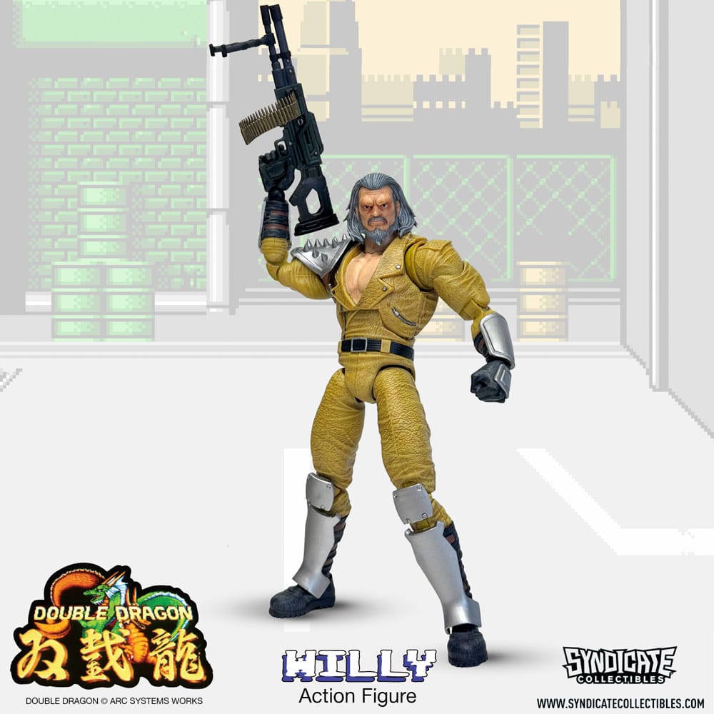 Double Dragon Deluxe Action Figure 1/12 Willy 18 cm - MangaShop.ro