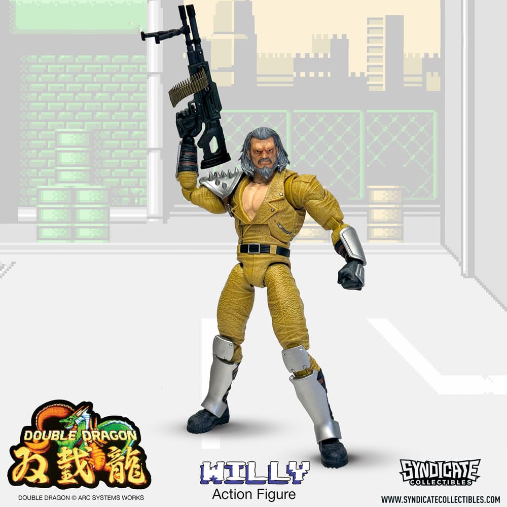 Double Dragon Deluxe Action Figure 1/12 Willy 18 cm - MangaShop.ro