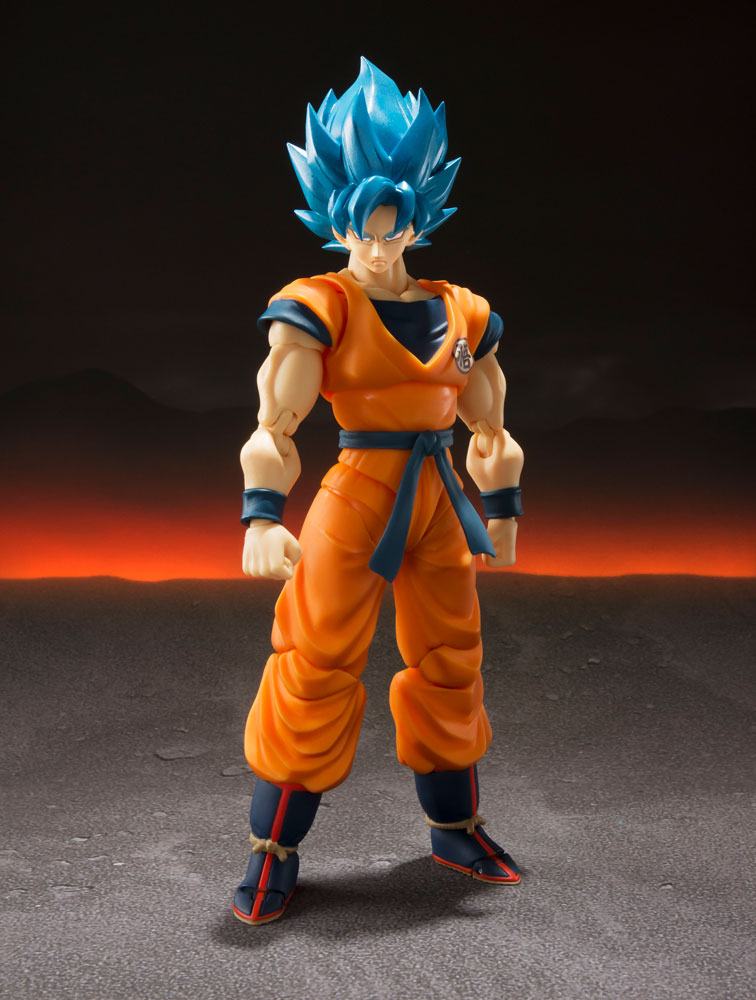 Dragon Ball Super Broly S.H. Figuarts Action Figure Super Saiyan God Super Saiyan Goku Super 14 cm - MangaShop.ro