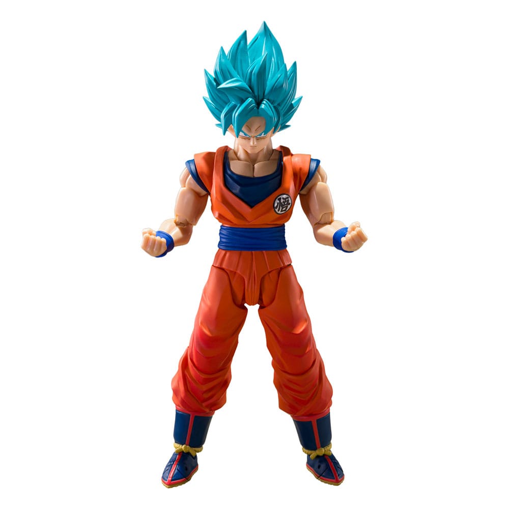 Dragon Ball Super S.H.Figuarts Action Figure Super Saiyan God Super Son Guko (Blue power transcending Limits) 15 cm - MangaShop.ro