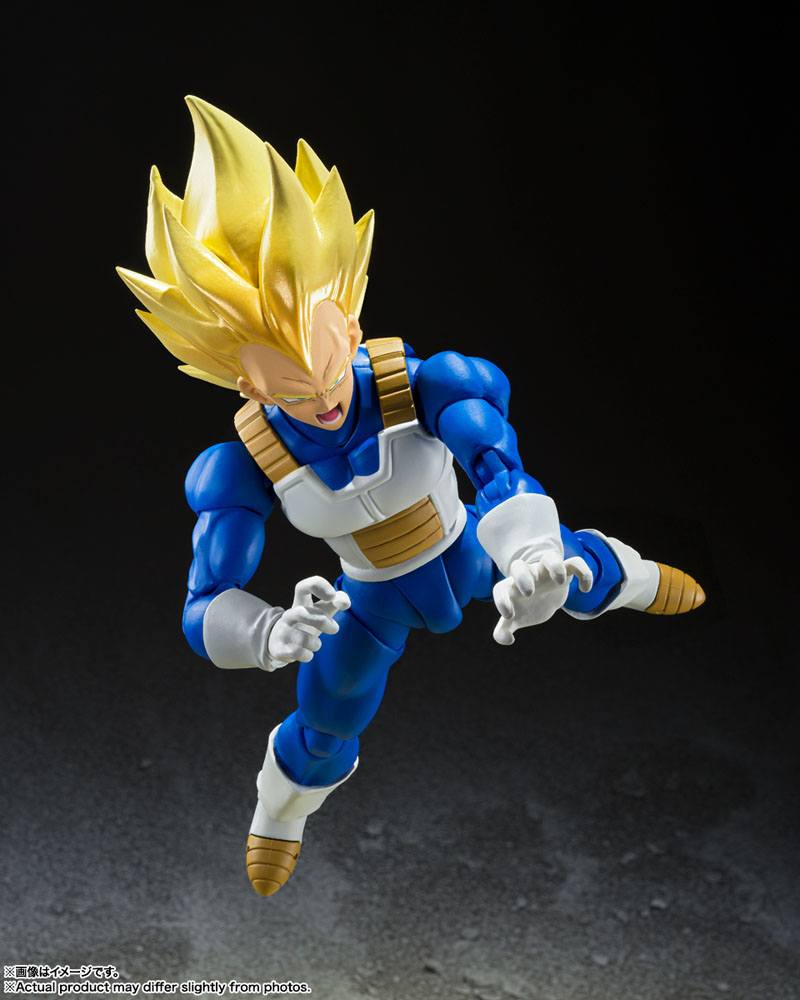 Dragon Ball Z S.H. Figuarts Action Figure Super Saiyan Vegeta (Awakened Super Saiyan Blood) 14 cm - MangaShop.ro