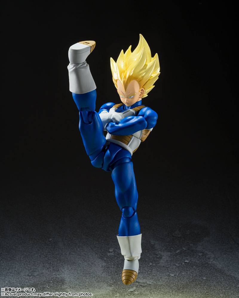 Dragon Ball Z S.H. Figuarts Action Figure Super Saiyan Vegeta (Awakened Super Saiyan Blood) 14 cm - MangaShop.ro