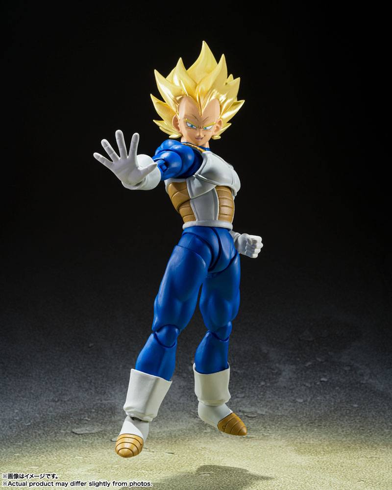 Dragon Ball Z S.H. Figuarts Action Figure Super Saiyan Vegeta (Awakened Super Saiyan Blood) 14 cm - MangaShop.ro