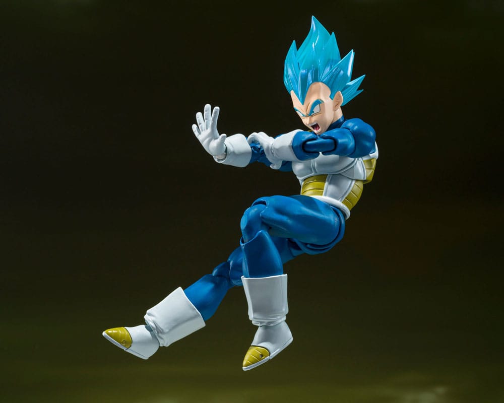 Dragon Ball Super S.H. Figuarts Action Figure Super Saiyan God Super Saiyan Vegeta -Unwavering Saiyan Pride- 14 cm - MangaShop.ro