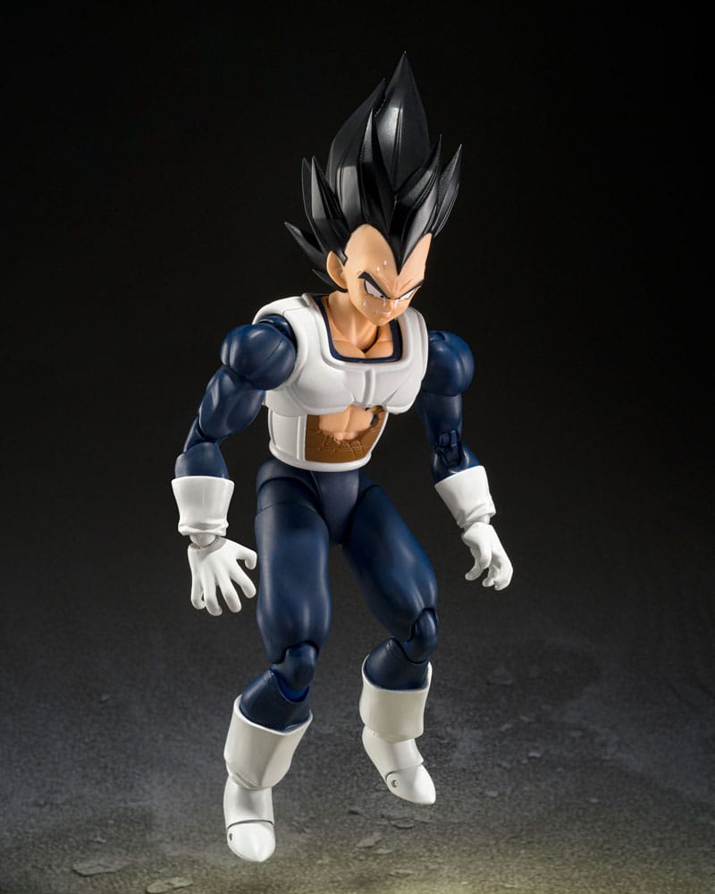 Dragon Ball S.H. Figuarts Action Figure Vegeta Old Battle Clothes 14 cm - MangaShop.ro