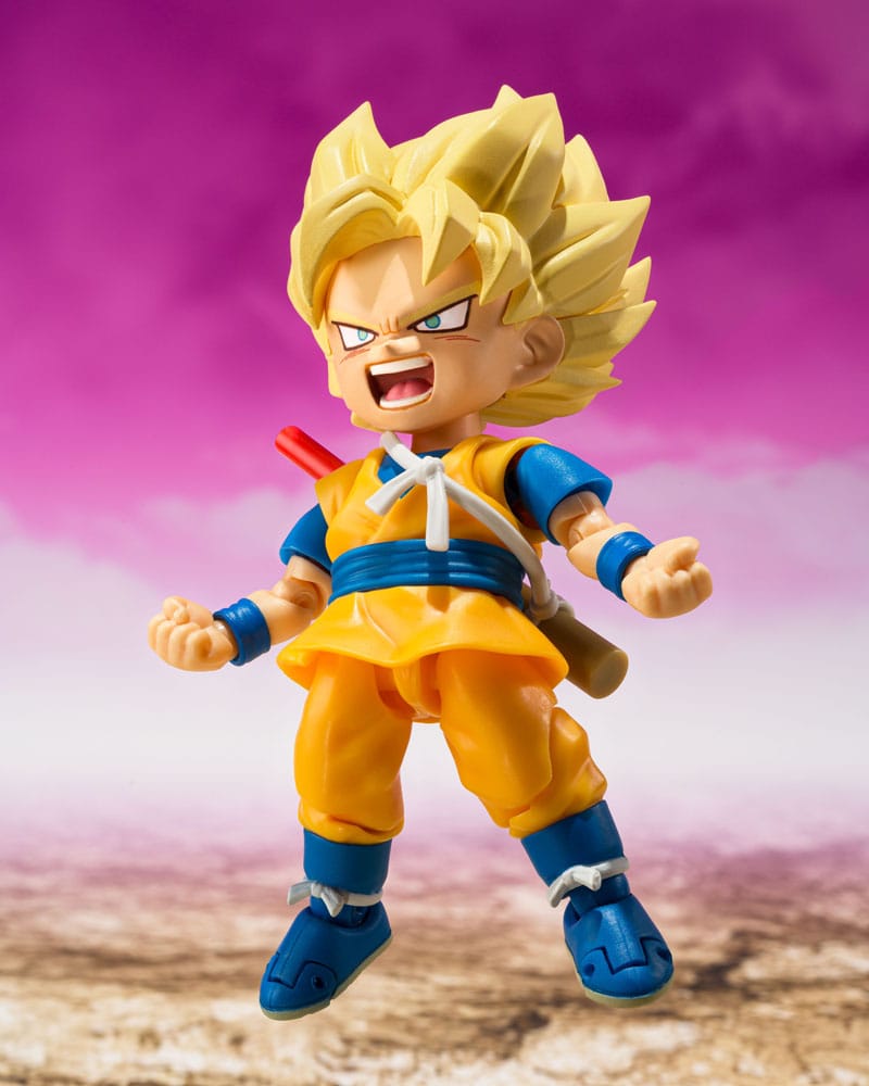 Dragon Ball S.H.Figuarts Action Figure Super Saiyan Son Goku (mini) Daima 8 cm - MangaShop.ro