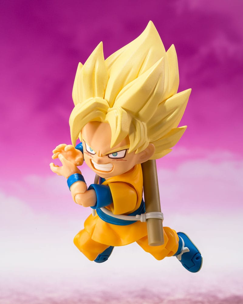 Dragon Ball S.H.Figuarts Action Figure Super Saiyan Son Goku (mini) Daima 8 cm - MangaShop.ro